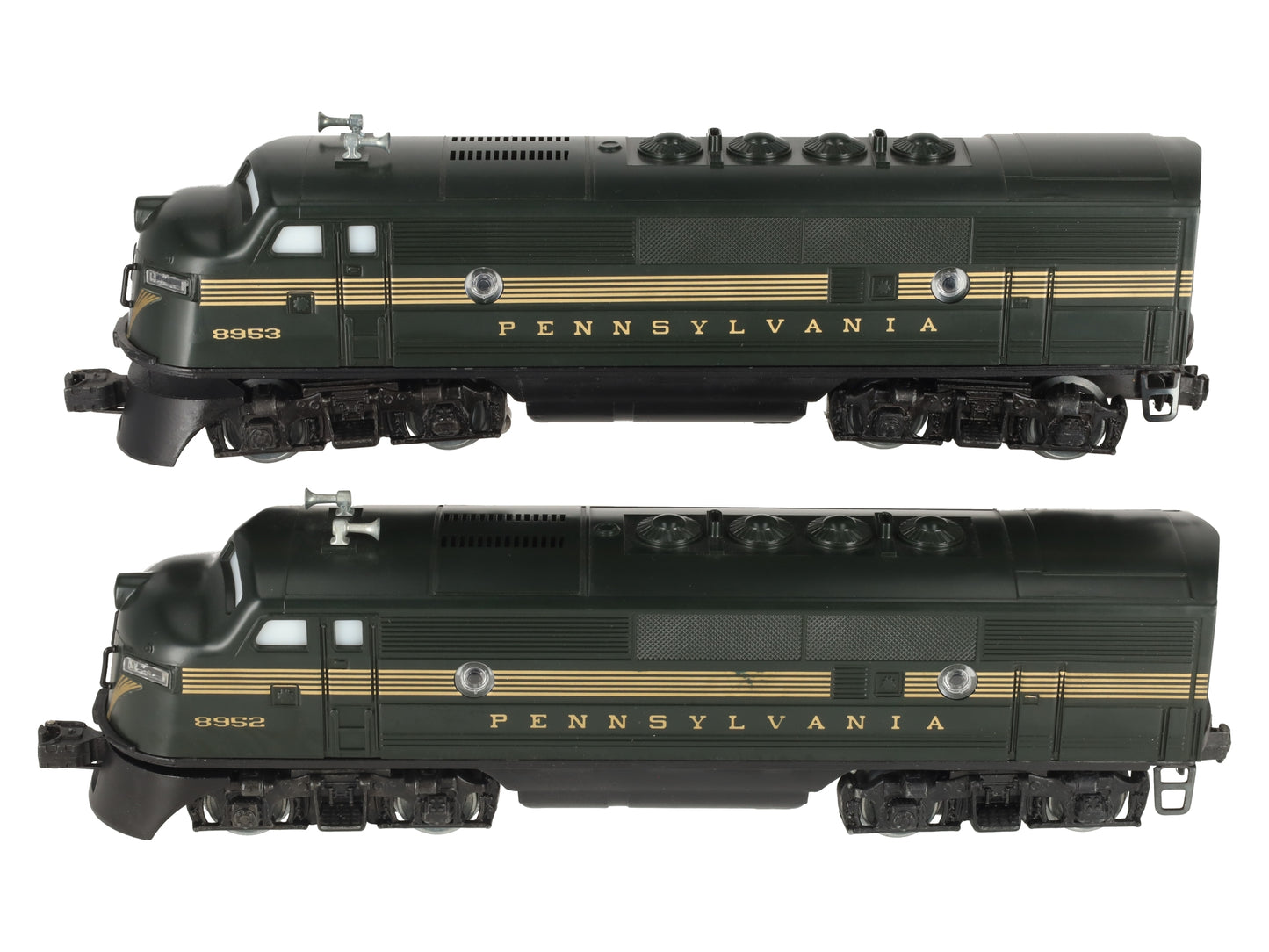 Lionel 6-8952 O Gauge Pennsylvania F-3 AA Diesel Locomotive Set EX