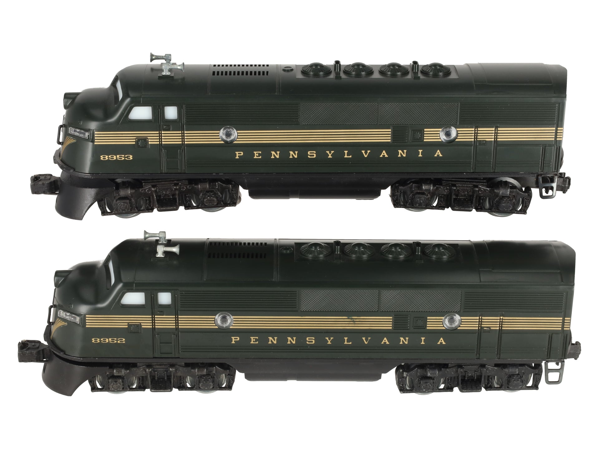 Lionel 6-8952 O Gauge Pennsylvania F-3 AA Diesel Locomotive Set EX