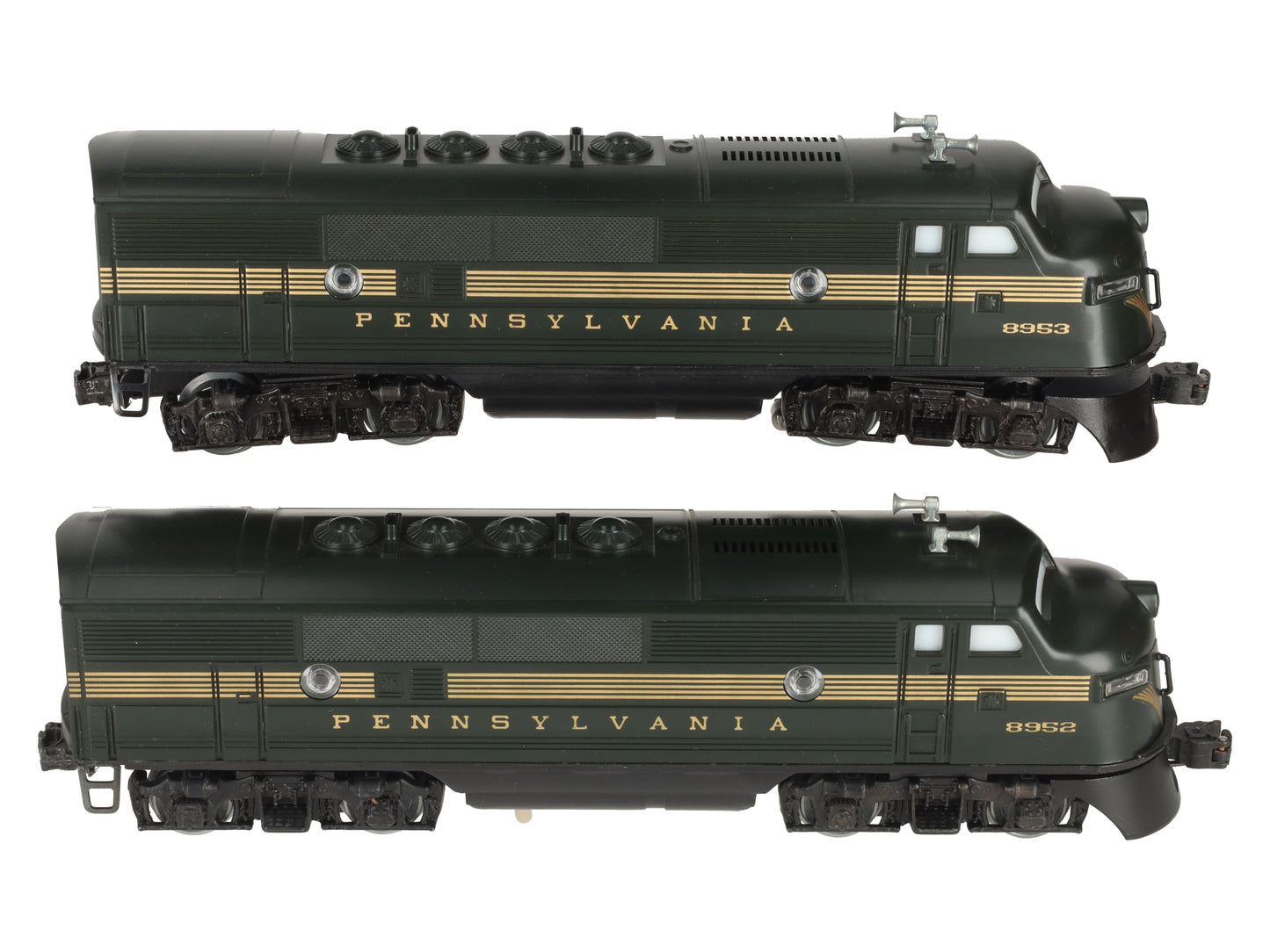 Lionel 6-8952 O Gauge Pennsylvania F-3 AA Diesel Locomotive Set EX