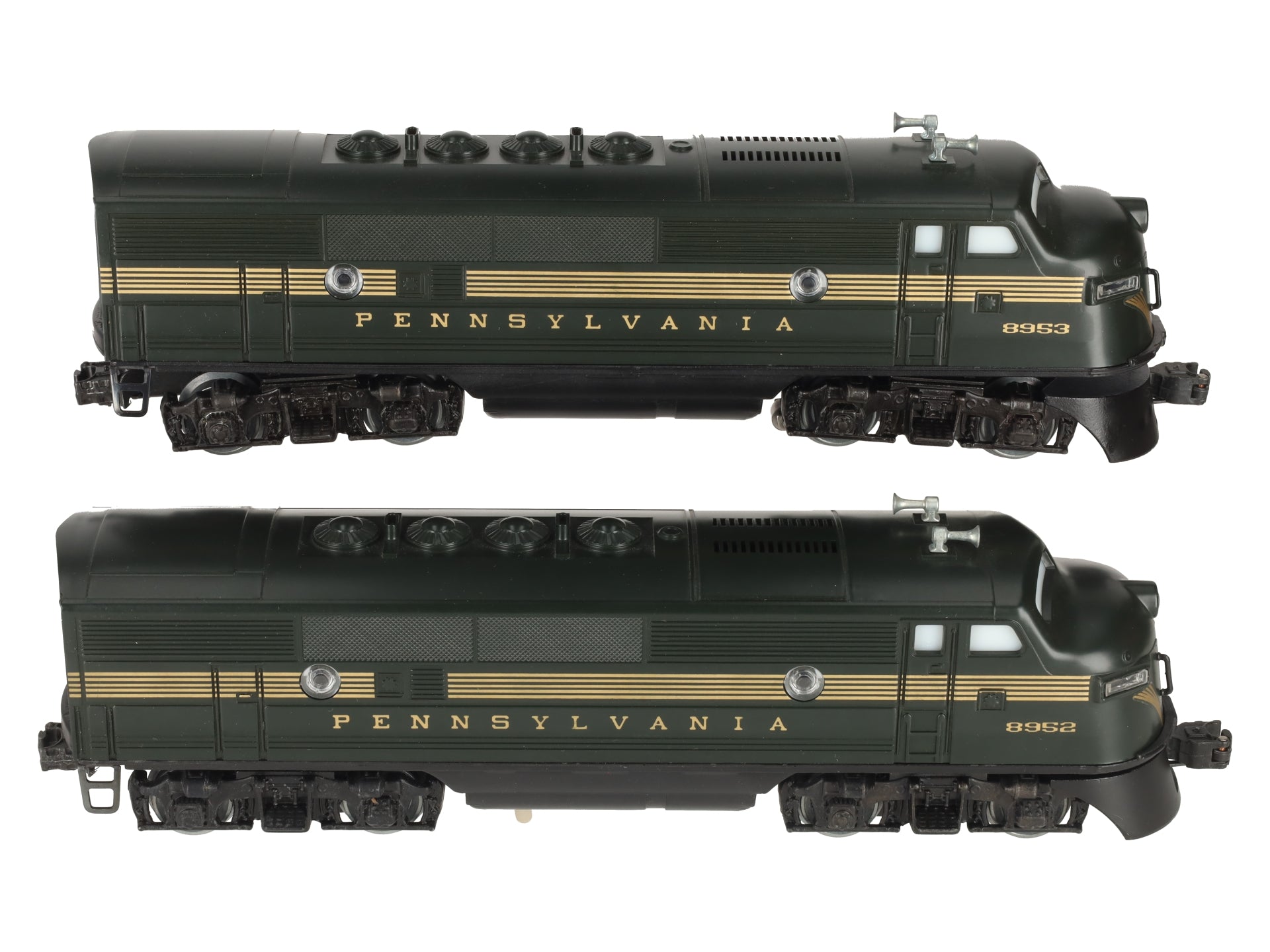Lionel 6-8952 O Gauge Pennsylvania F-3 AA Diesel Locomotive Set EX