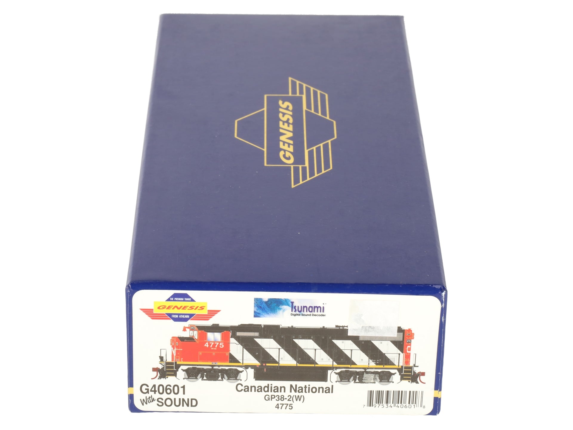 Athearn G40601 Genesis HO Candian National GP38 Diesel Locomotive w/ Sound #4775 EX/Box