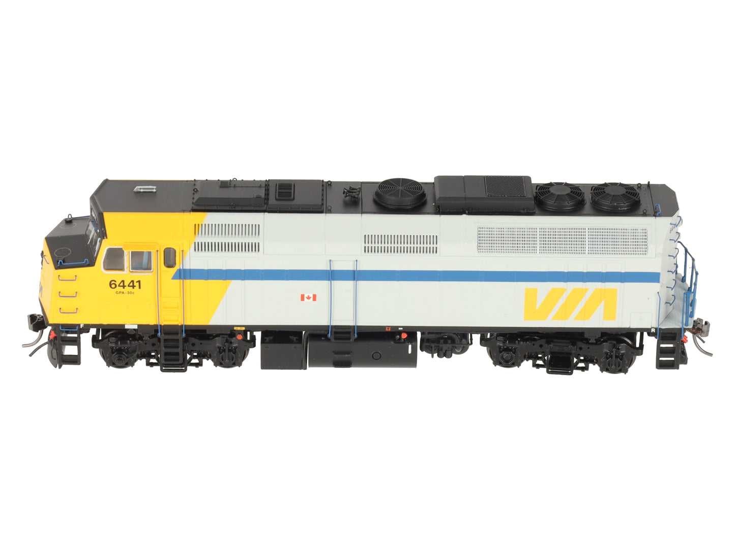 Rapido Trains 80509 HO Via Rail F40PH-2D Diesel Locomotive #6441 w/DCC/Sound EX/Box