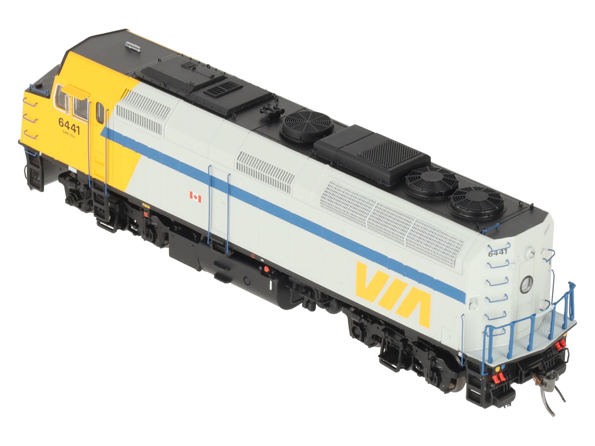Rapido Trains 80509 HO Via Rail F40PH-2D Diesel Locomotive #6441 w/DCC/Sound EX/Box