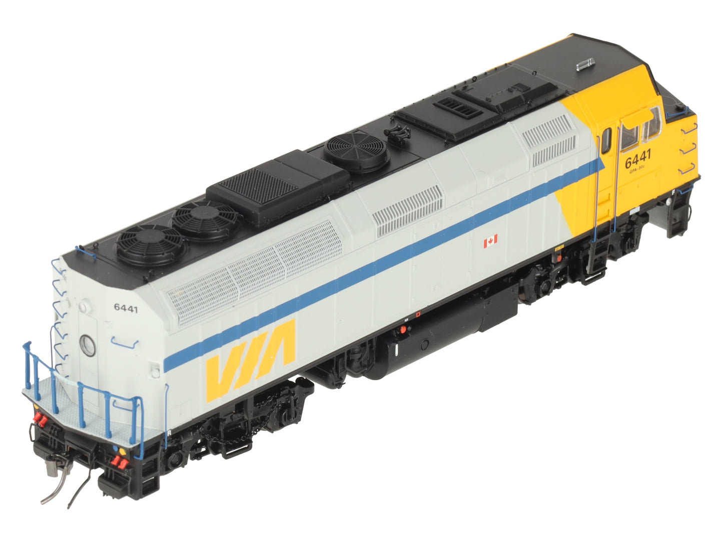Rapido Trains 80509 HO Via Rail F40PH-2D Diesel Locomotive #6441 w/DCC/Sound EX/Box