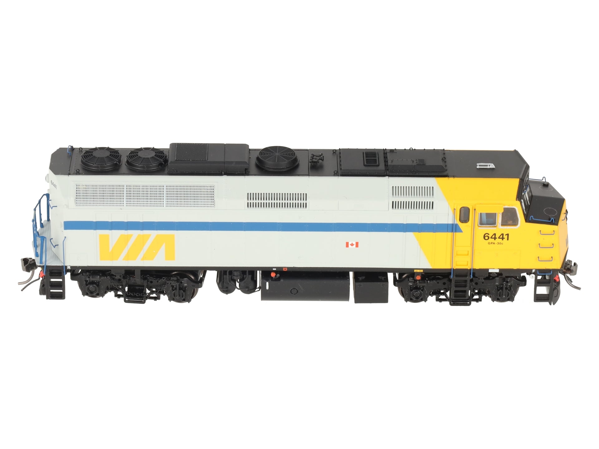 Rapido Trains 80509 HO Via Rail F40PH-2D Diesel Locomotive #6441 w/DCC/Sound EX/Box