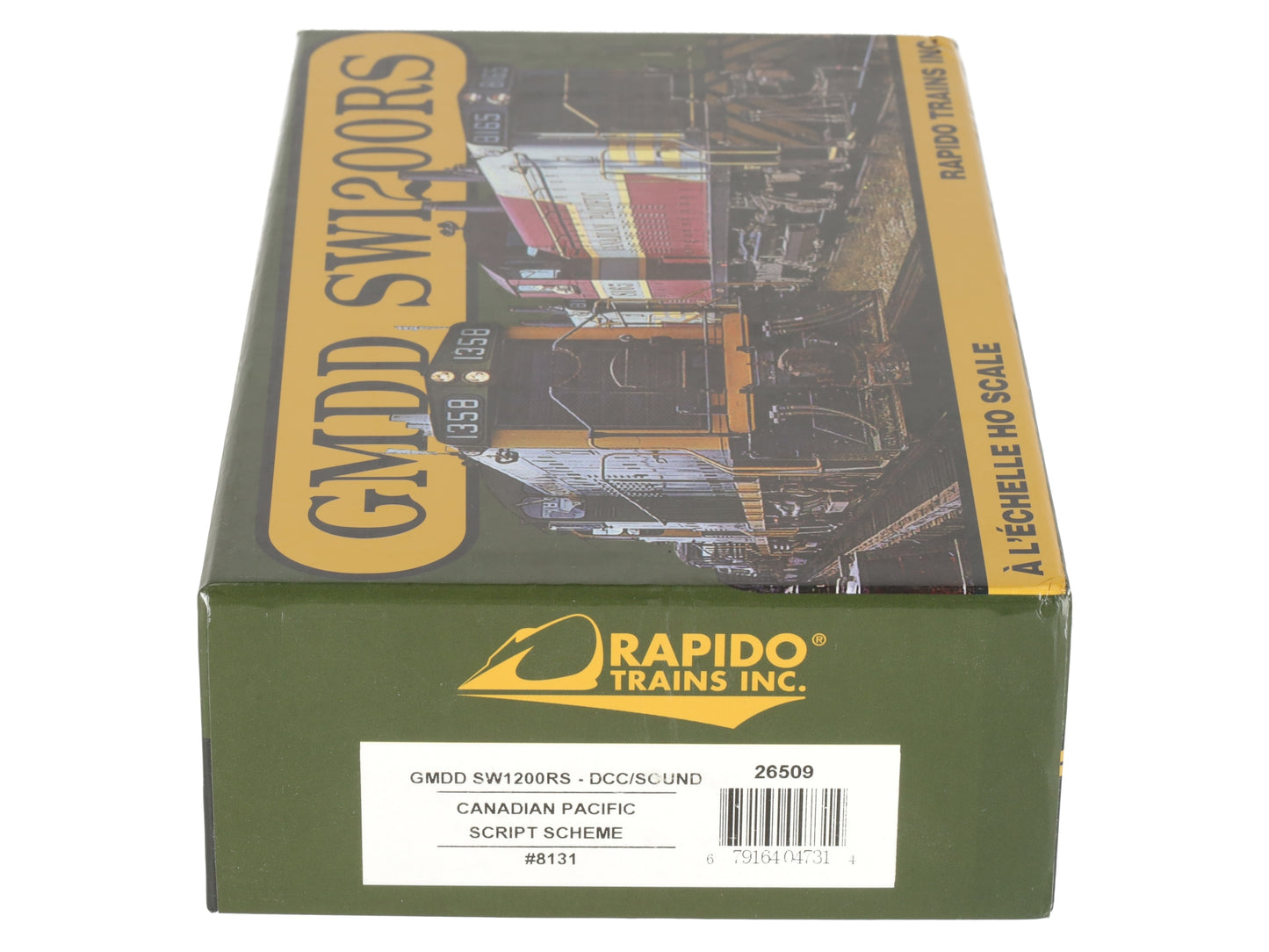 Rapido Trains 26509 HO Canadian Pacific SW1200RS Diesel Loco Sound/DC/DCC #8131 LN/Box