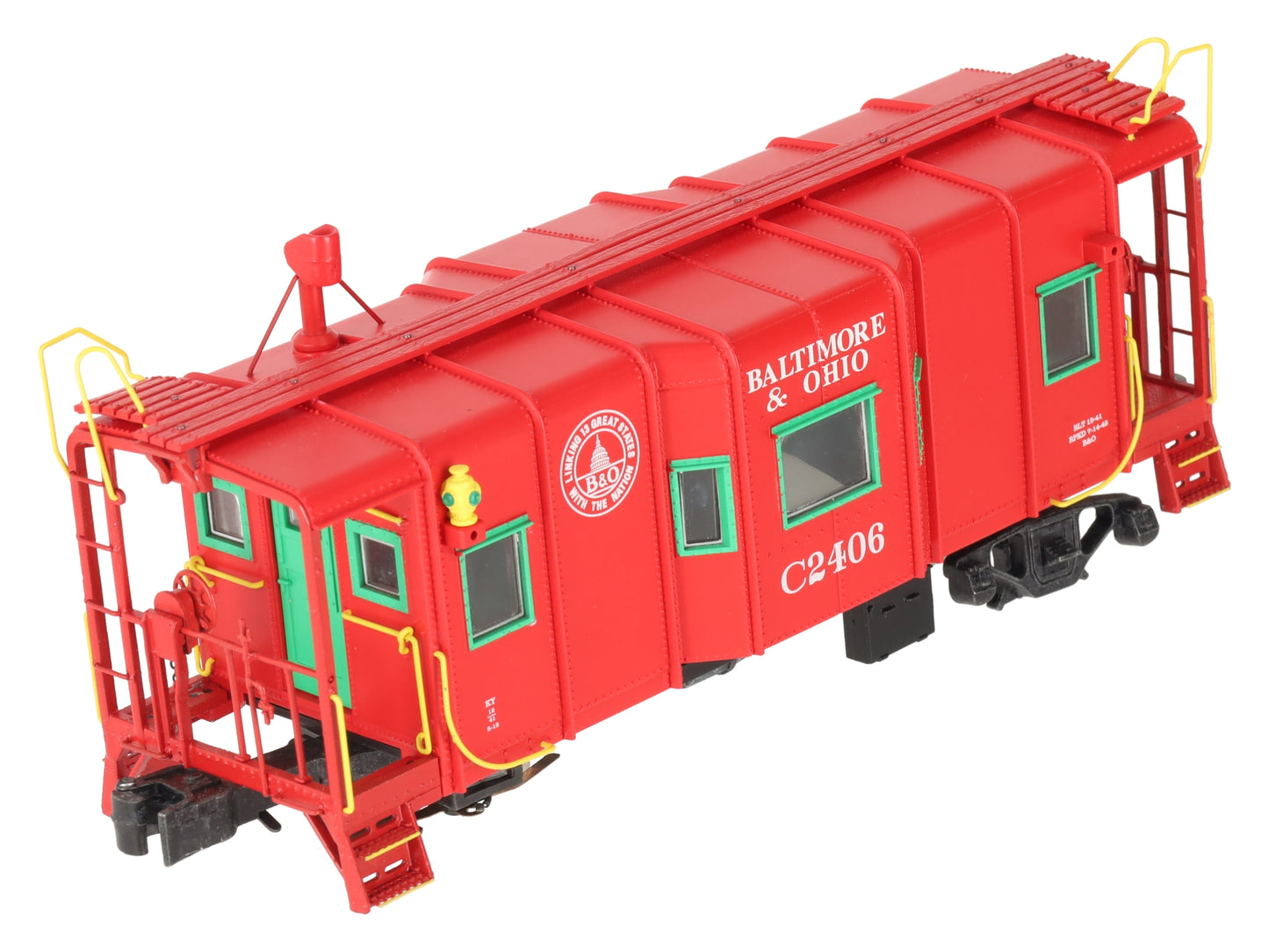 Lionel 2026210 O Gauge Baltimore & Ohio I12 Caboose #C2406/Box
