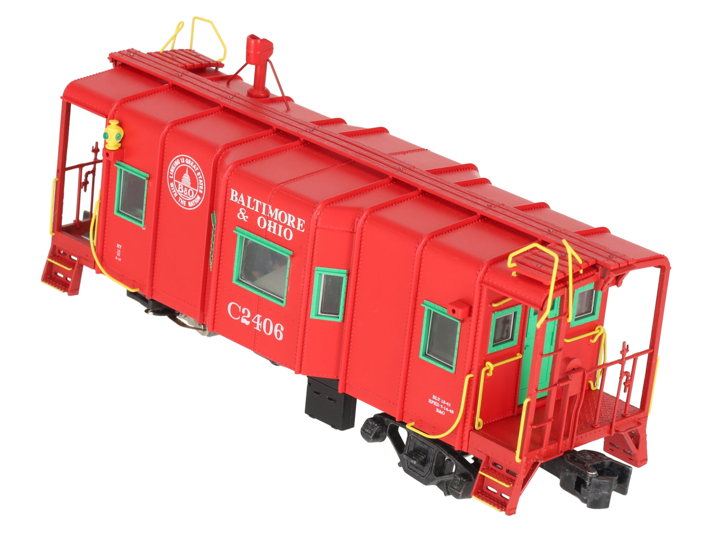 Lionel 2026210 O Gauge Baltimore & Ohio I12 Caboose #C2406/Box