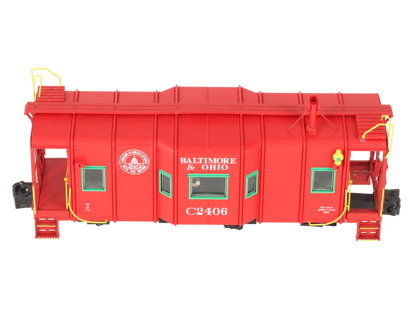 Lionel 2026210 O Gauge Baltimore & Ohio I12 Caboose #C2406/Box