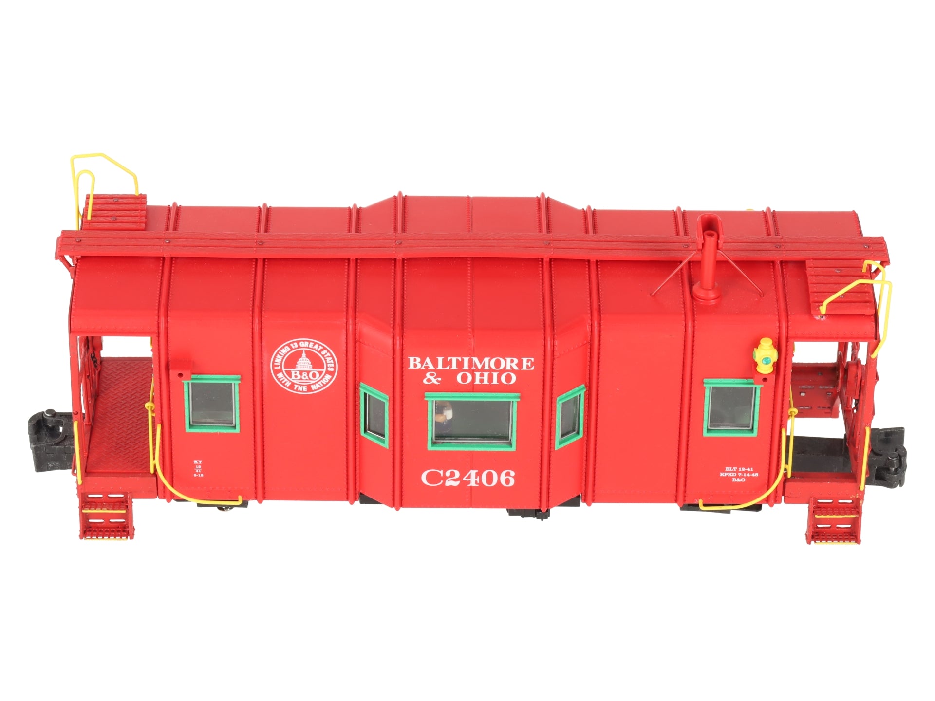 Lionel 2026210 O Gauge Baltimore & Ohio I12 Caboose #C2406/Box