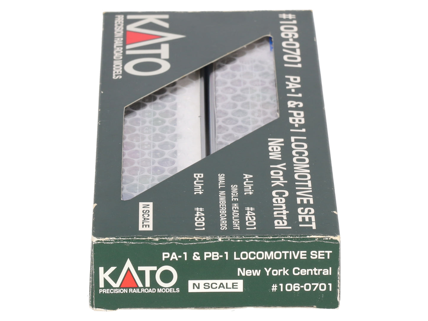 Kato 106-0701 New York Central PA-1 & PB-1 Diesel Locomotive Set w/DCC LN/Box