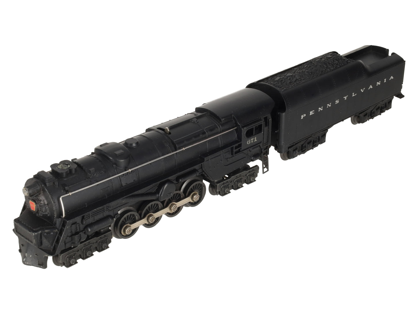 Lionel 671 Vintage O 6-8-6 Diecast Steam Turbine Locomotive with 2671W Tender VG/Box