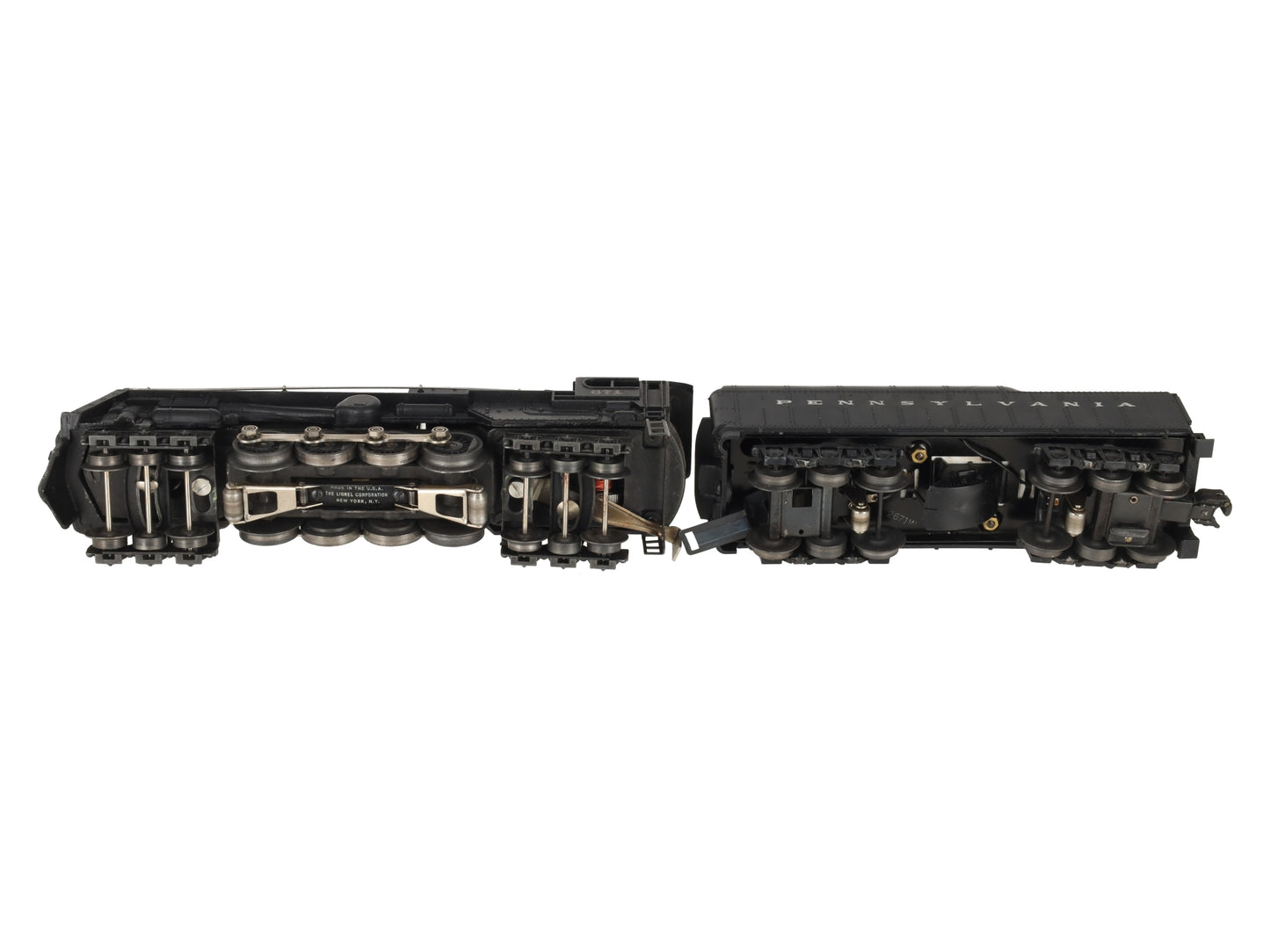 Lionel 671 Vintage O 6-8-6 Diecast Steam Turbine Locomotive with 2671W Tender VG/Box
