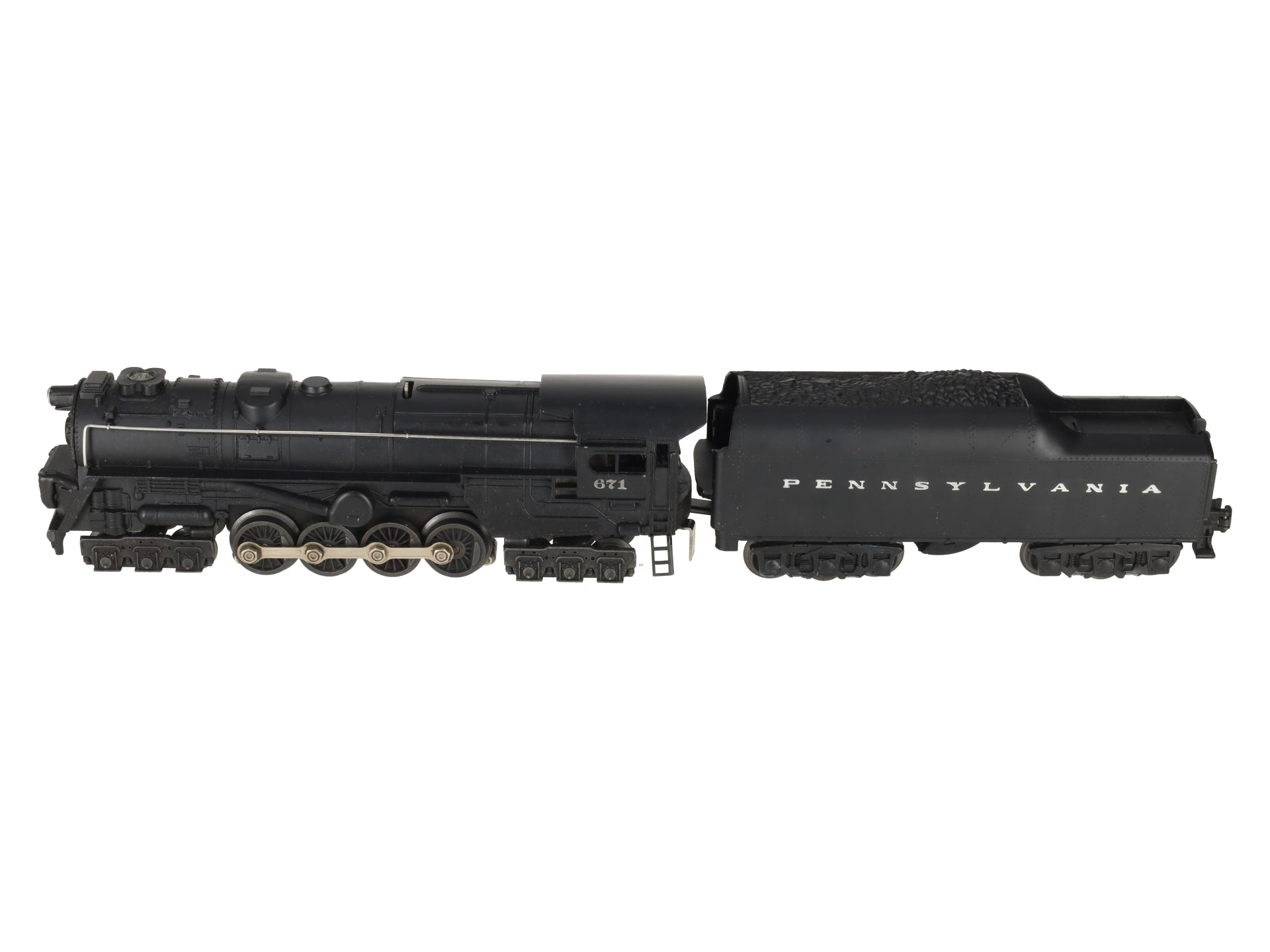 Lionel 671 Vintage O 6-8-6 Diecast Steam Turbine Locomotive with 2671W Tender VG/Box