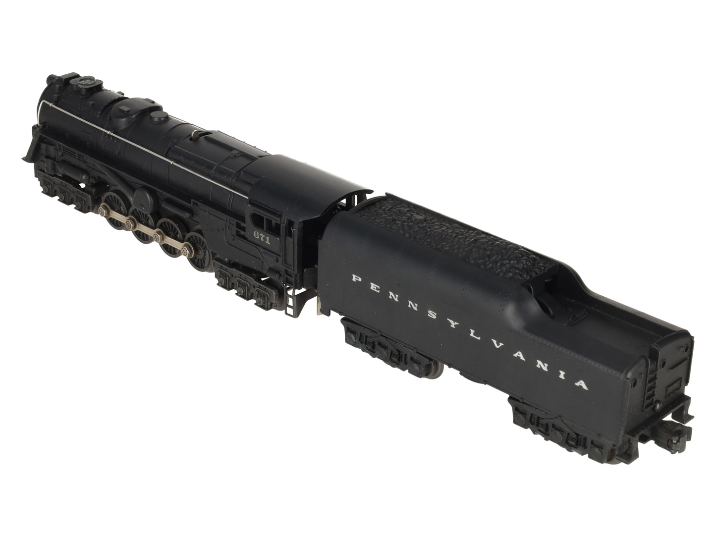 Lionel 671 Vintage O 6-8-6 Diecast Steam Turbine Locomotive with 2671W Tender VG/Box