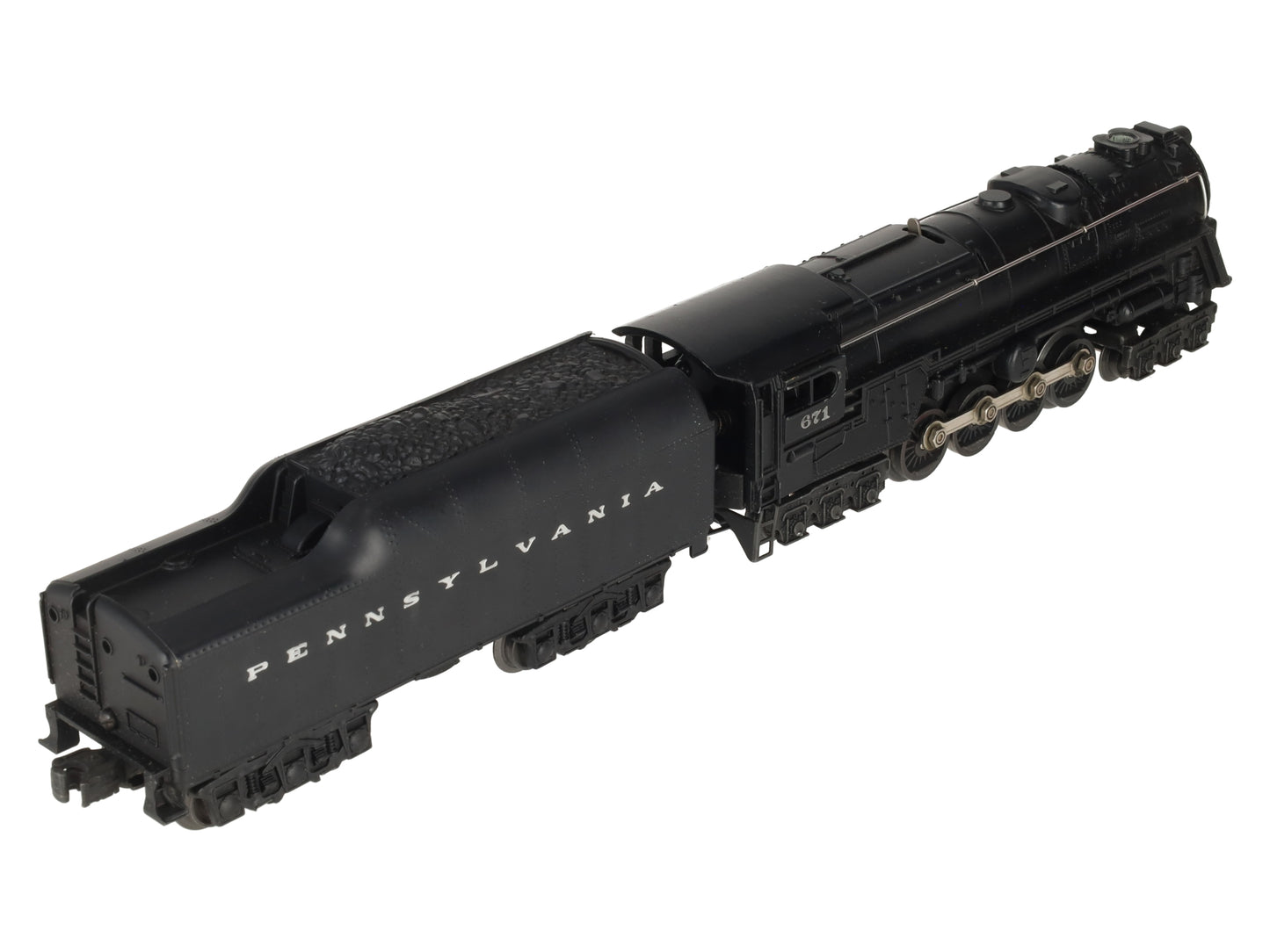 Lionel 671 Vintage O 6-8-6 Diecast Steam Turbine Locomotive with 2671W Tender VG/Box