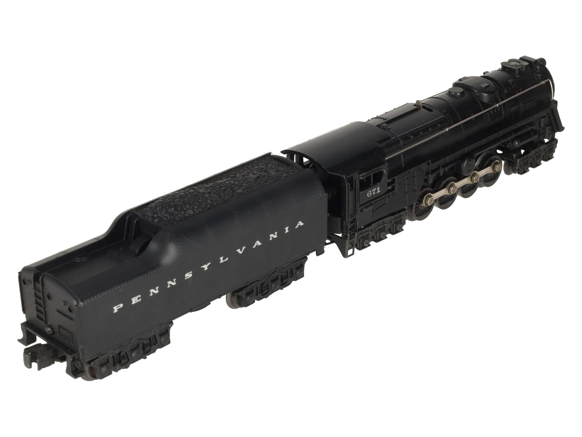 Lionel 671 Vintage O 6-8-6 Diecast Steam Turbine Locomotive with 2671W Tender VG/Box