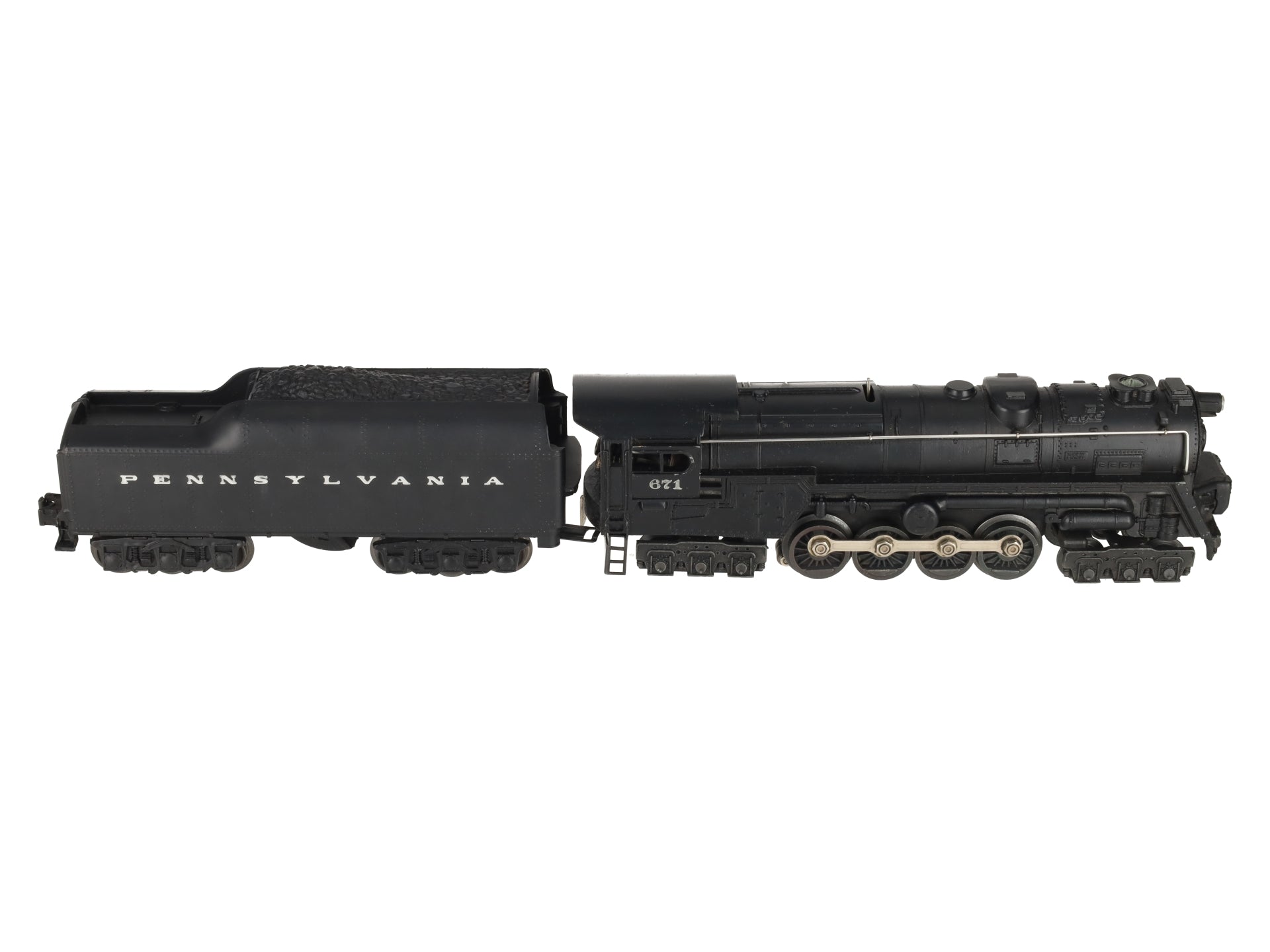 Lionel 671 Vintage O 6-8-6 Diecast Steam Turbine Locomotive with 2671W Tender VG/Box