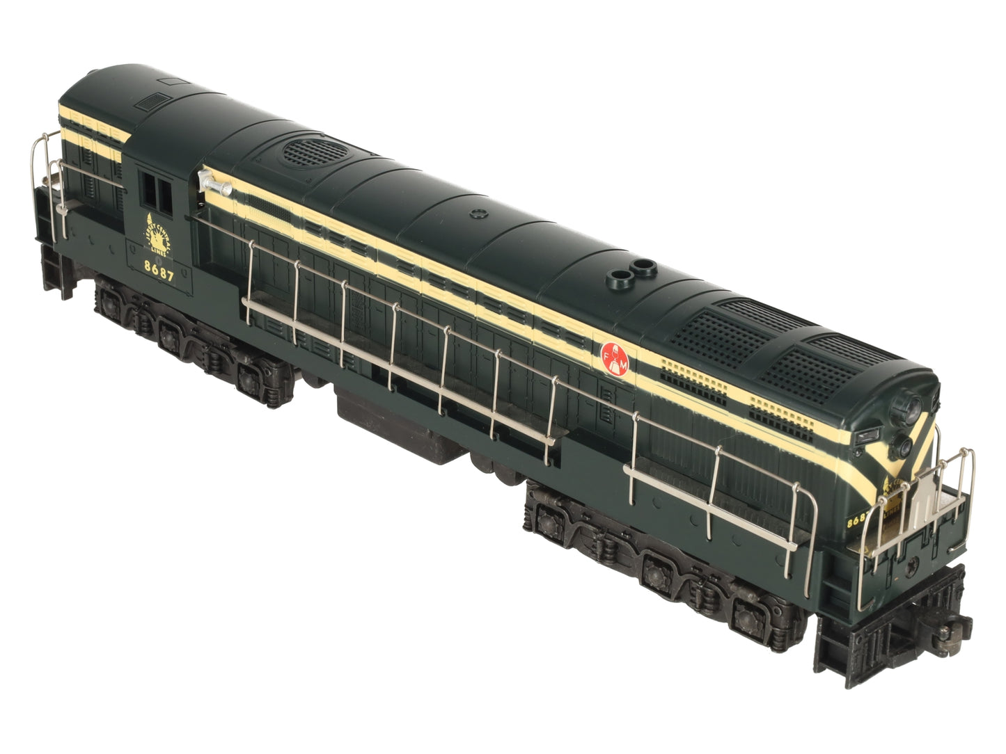 Lionel 6-8687 O Gauge Jersey Central FM Trainmaster Diesel Locomotive EX