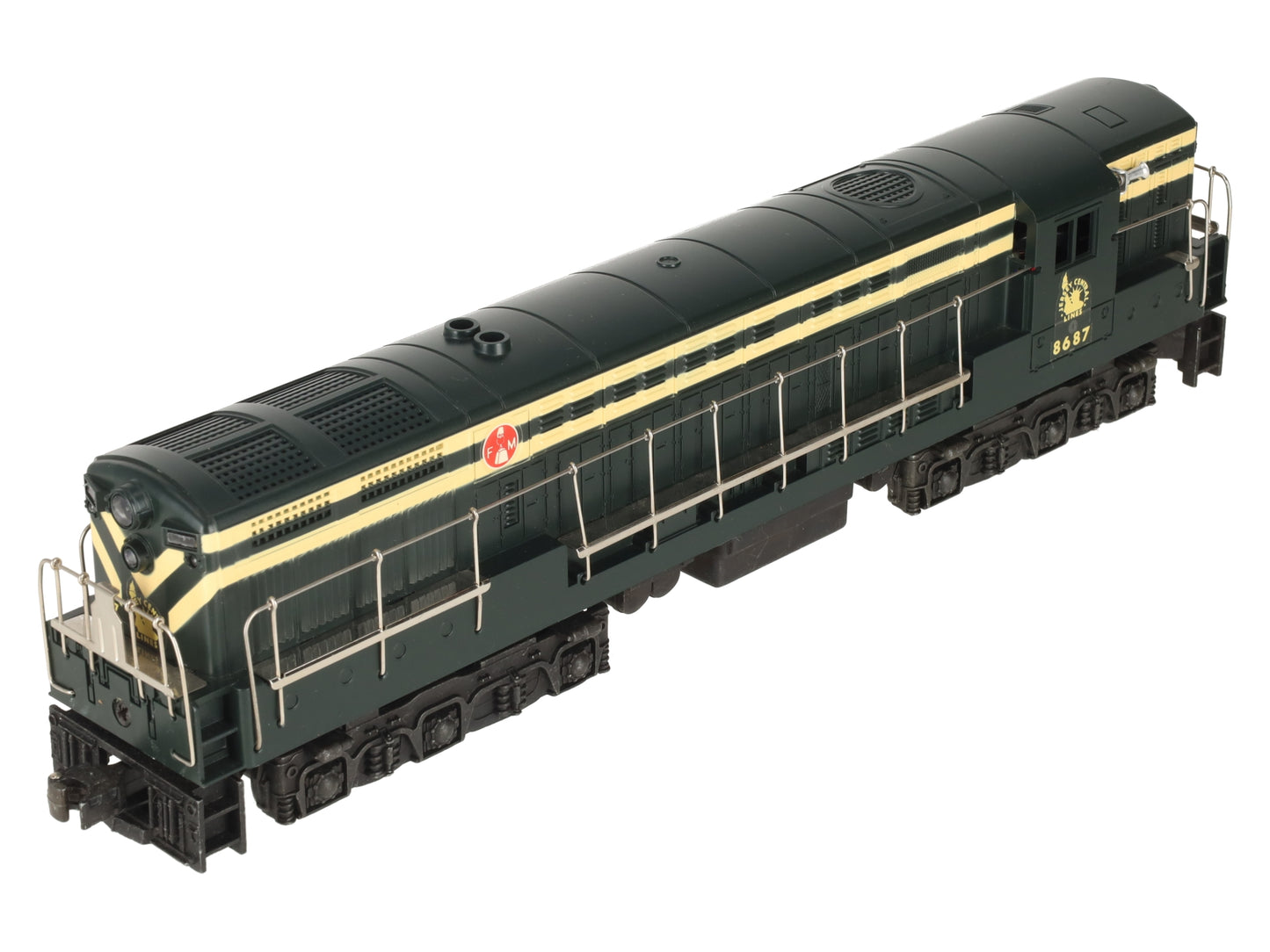 Lionel 6-8687 O Gauge Jersey Central FM Trainmaster Diesel Locomotive EX
