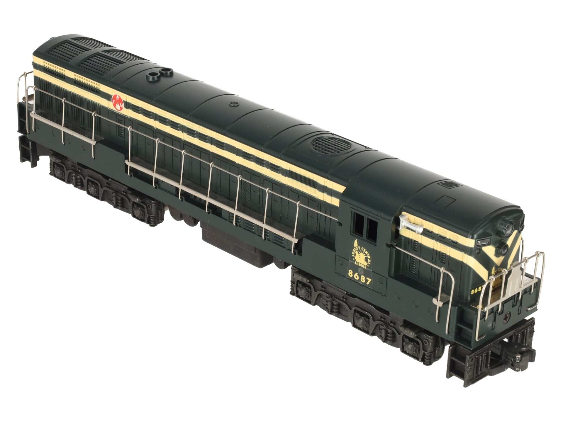 Lionel 6-8687 O Gauge Jersey Central FM Trainmaster Diesel Locomotive EX