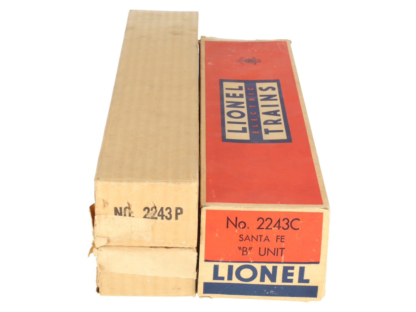 Lionel 2243 Vintage O Santa Fe F-3 AB Diesel Set VG