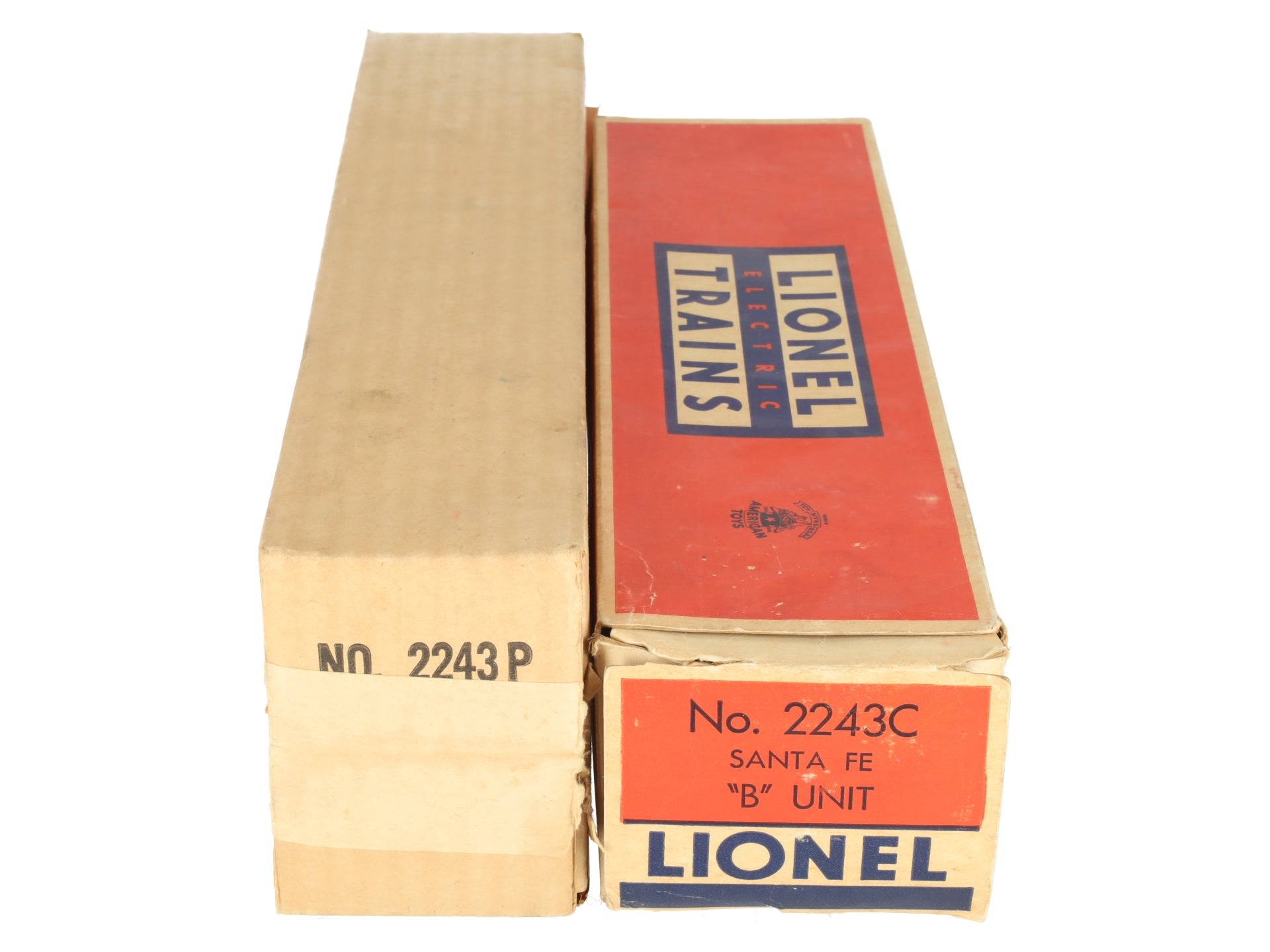 Lionel 2243 Vintage O Santa Fe F-3 AB Diesel Set VG