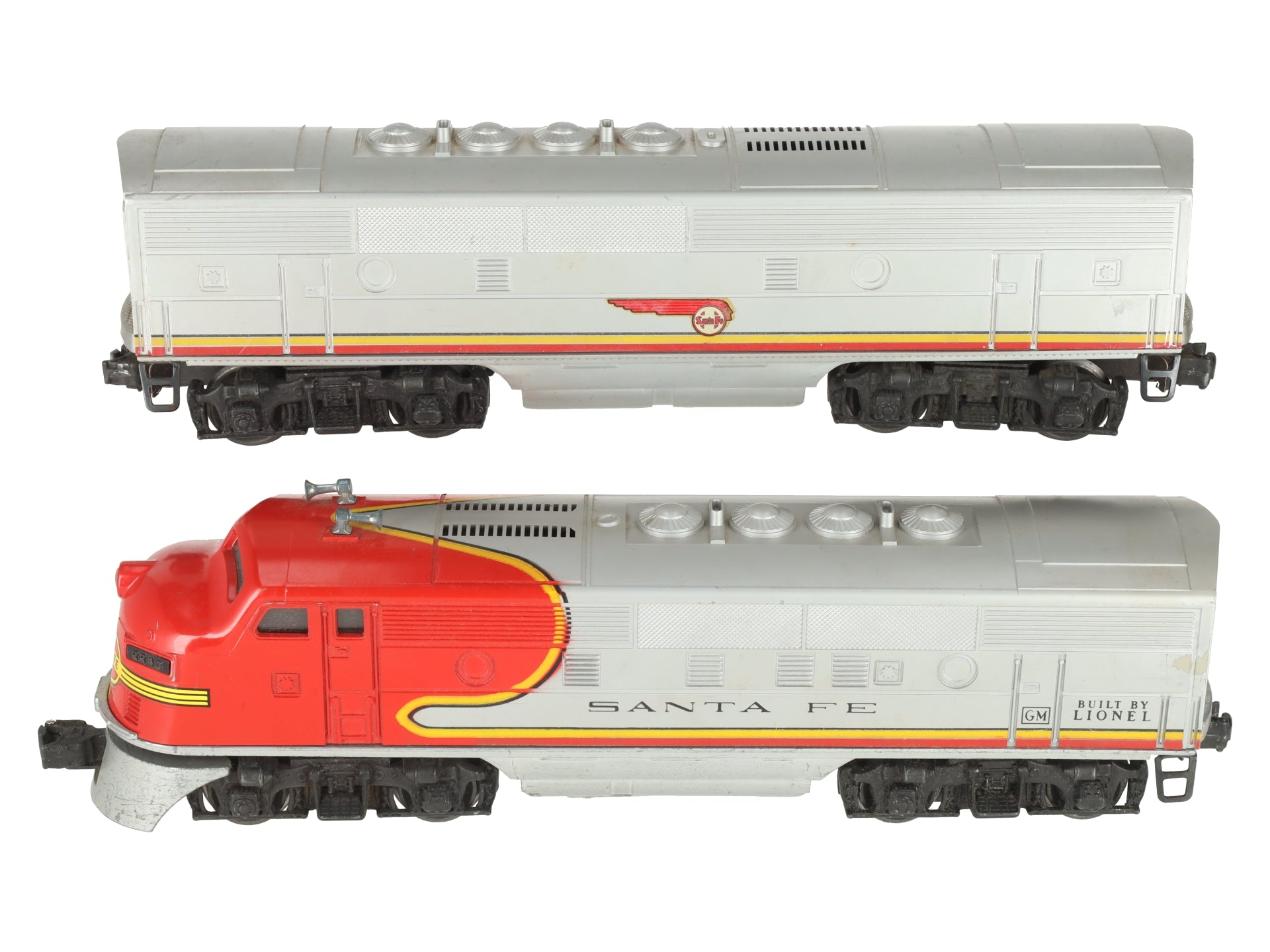 Lionel 2243 Vintage O Santa Fe F-3 AB Diesel Set VG