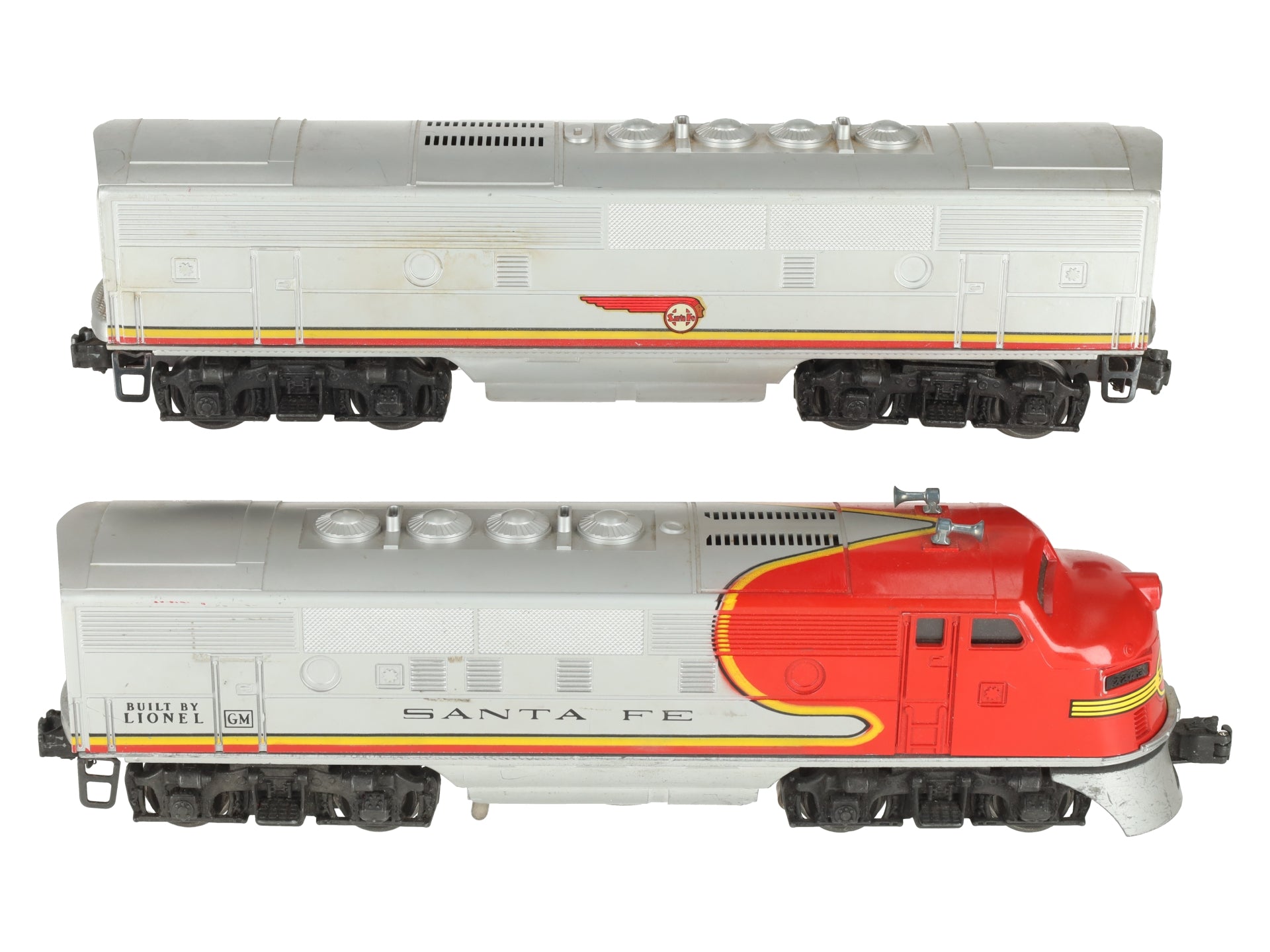 Lionel 2243 Vintage O Santa Fe F-3 AB Diesel Set VG