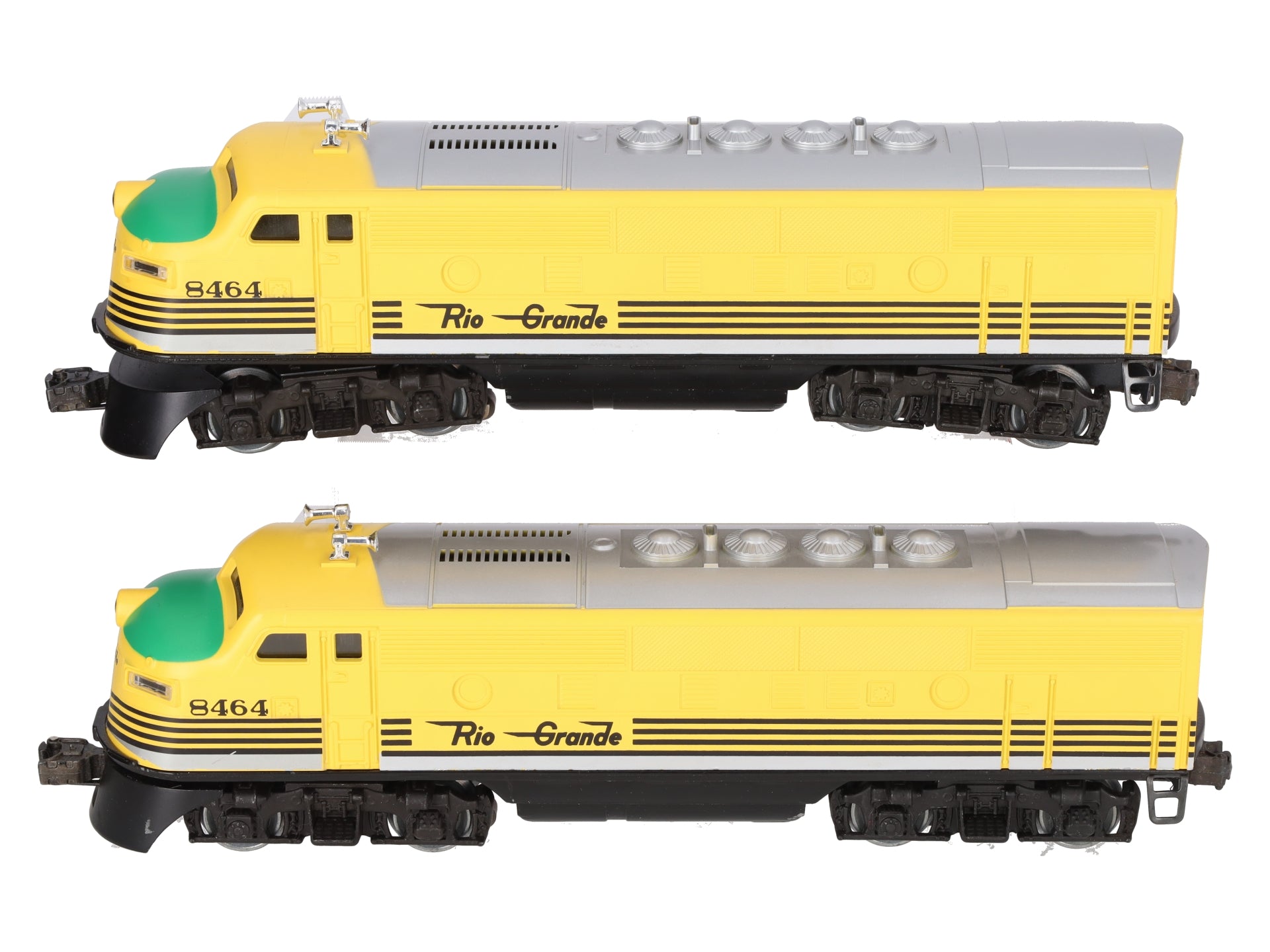 Lionel 6-8464 O Gauge Rio Grande F3 AA Powered Diesel Locomotive Set EX/Box