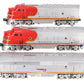 Lionel 2343 Vintage O Santa Fe F3 ABA Diesel Locomotive Set VG/Box