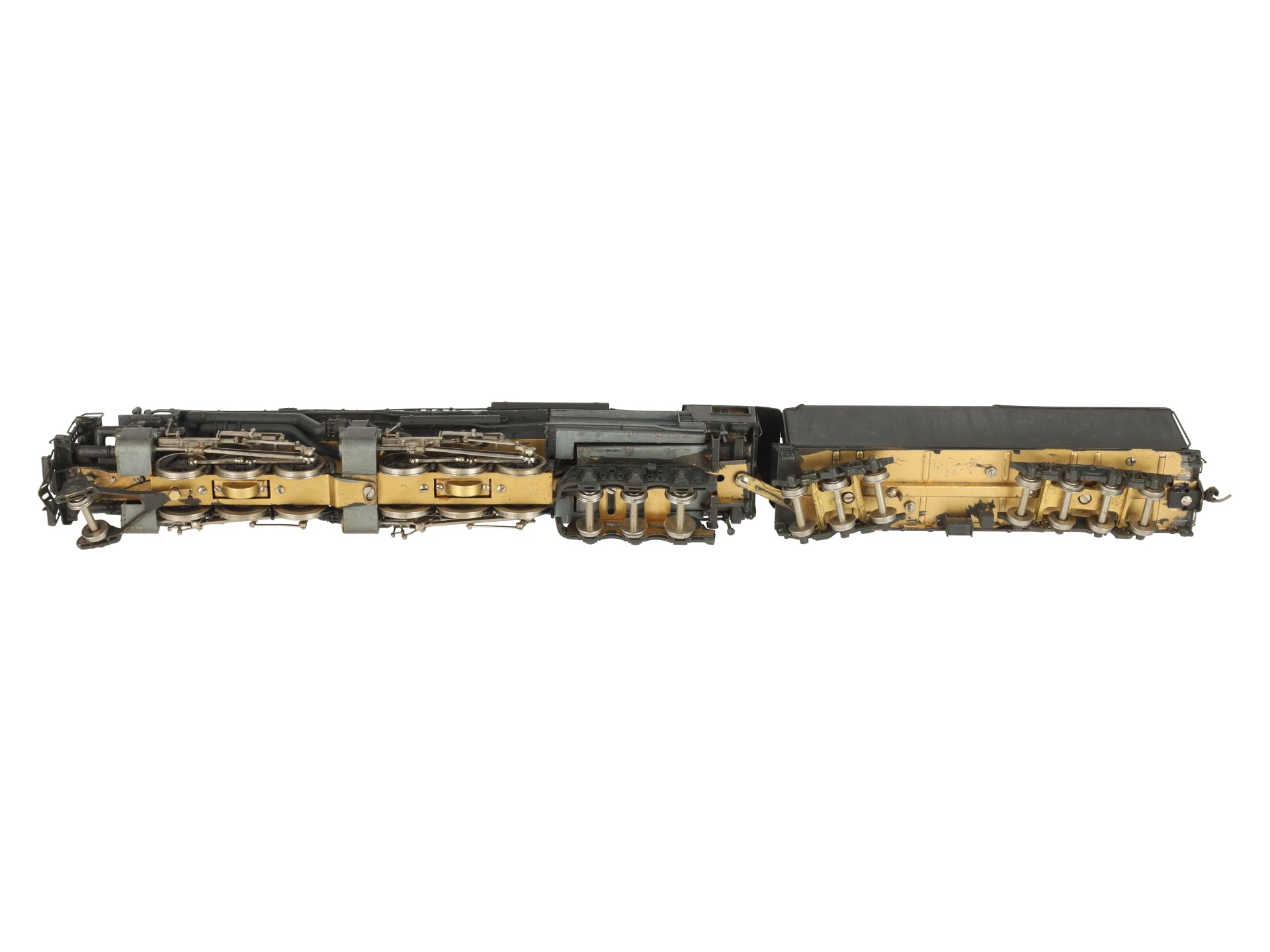 Akane HO Scale BRASS C&O 2-6-6-6 Steam Locomotive & Tender- Painted