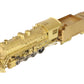 HO Scale 2-8-0 Steam Locomotive w/ Tender- Unpainted VG