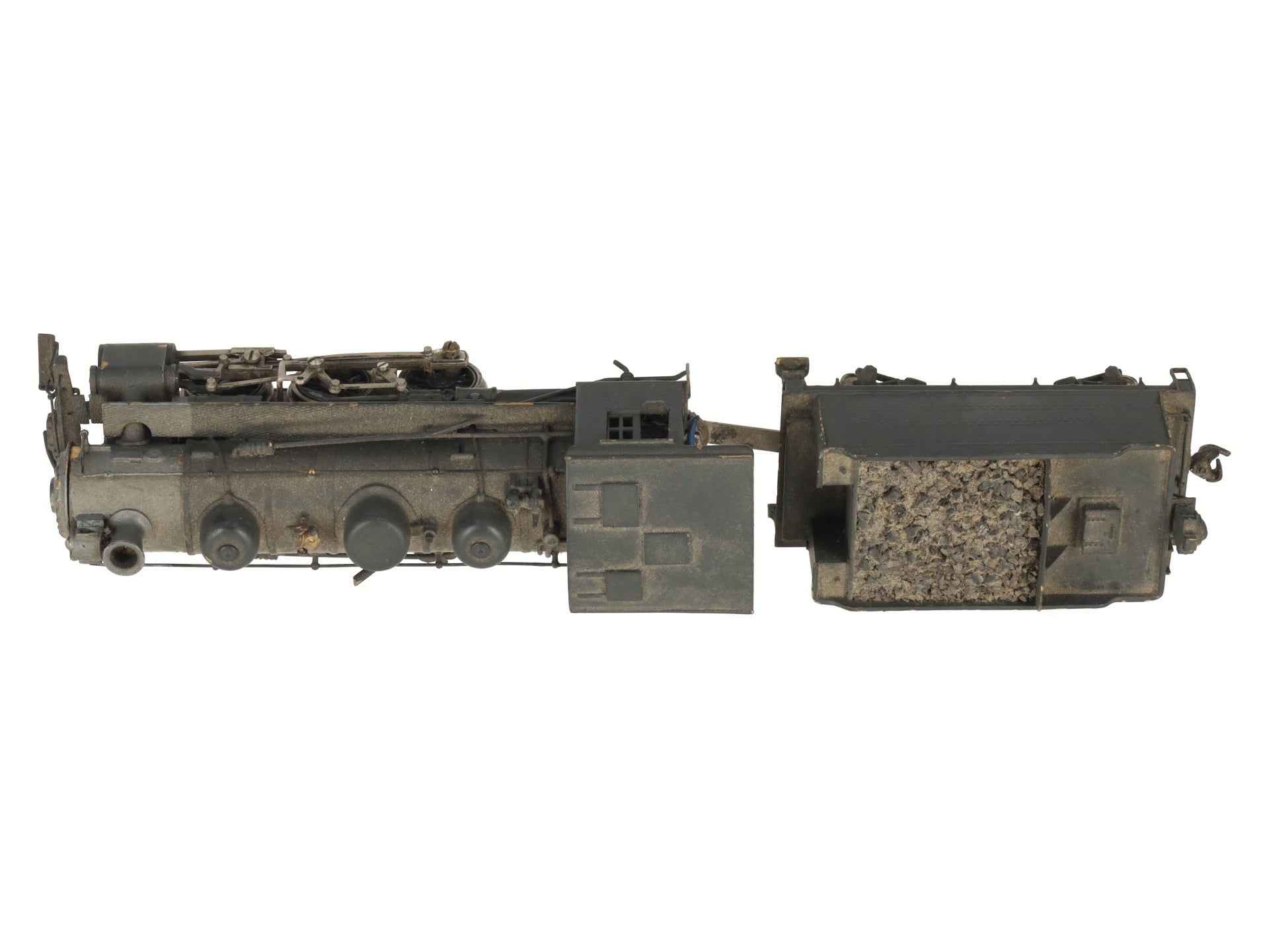 Akane HO Scale Brass USRA 0-6-0 Steam Locomotive & Tender- Painted