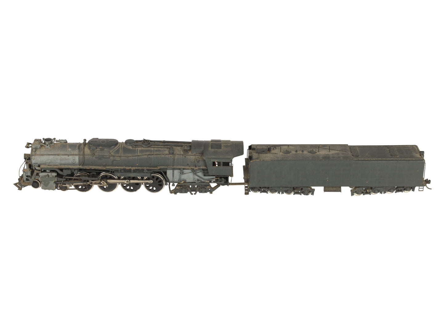 United Models HO Scale BRASS Santa Fe 4-8-4 Steam Locomotive & Tender- Painted