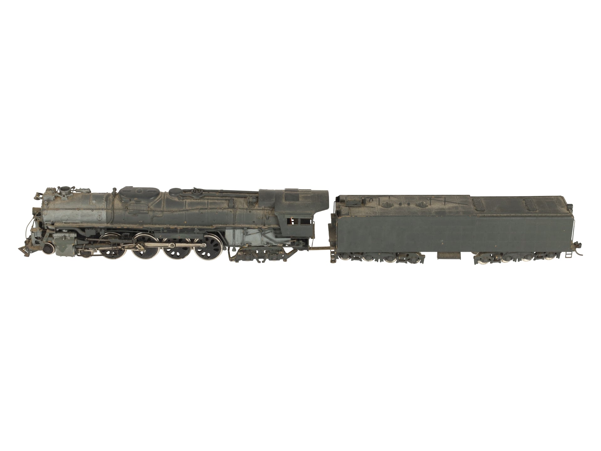 United Models HO Scale BRASS Santa Fe 4-8-4 Steam Locomotive & Tender- Painted