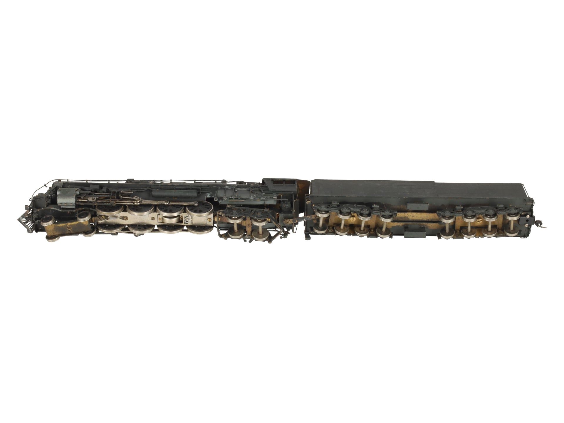 United Models HO Scale BRASS Santa Fe 4-8-4 Steam Locomotive & Tender- Painted