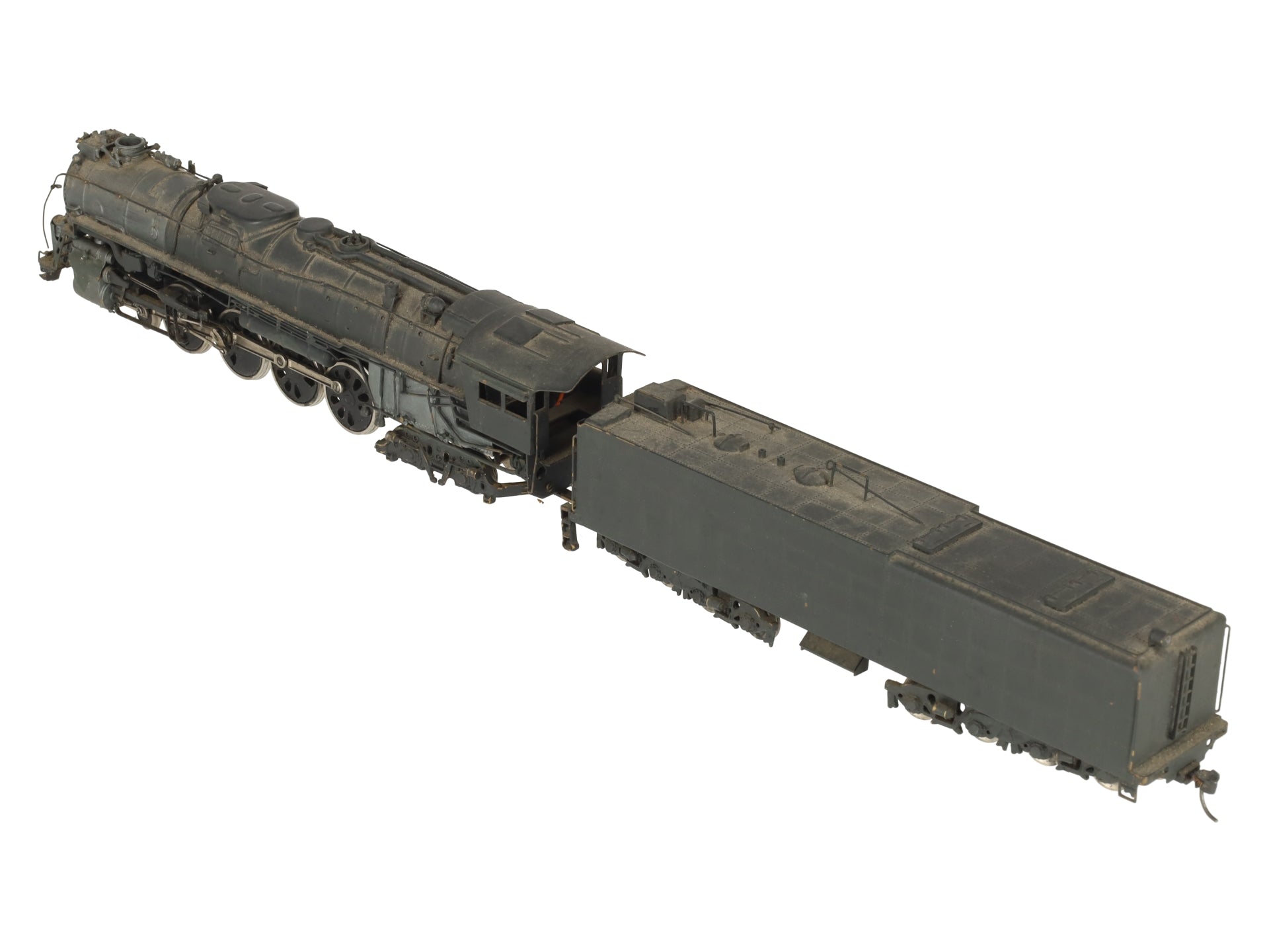 United Models HO Scale BRASS Santa Fe 4-8-4 Steam Locomotive & Tender- Painted