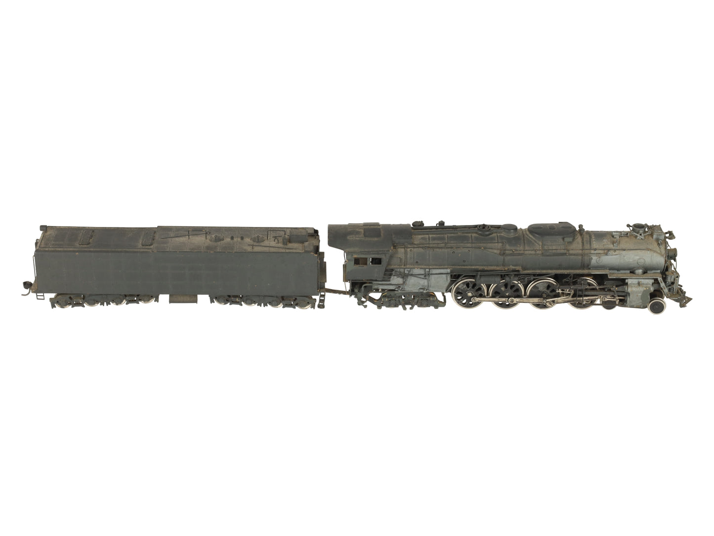 United Models HO Scale BRASS Santa Fe 4-8-4 Steam Locomotive & Tender- Painted