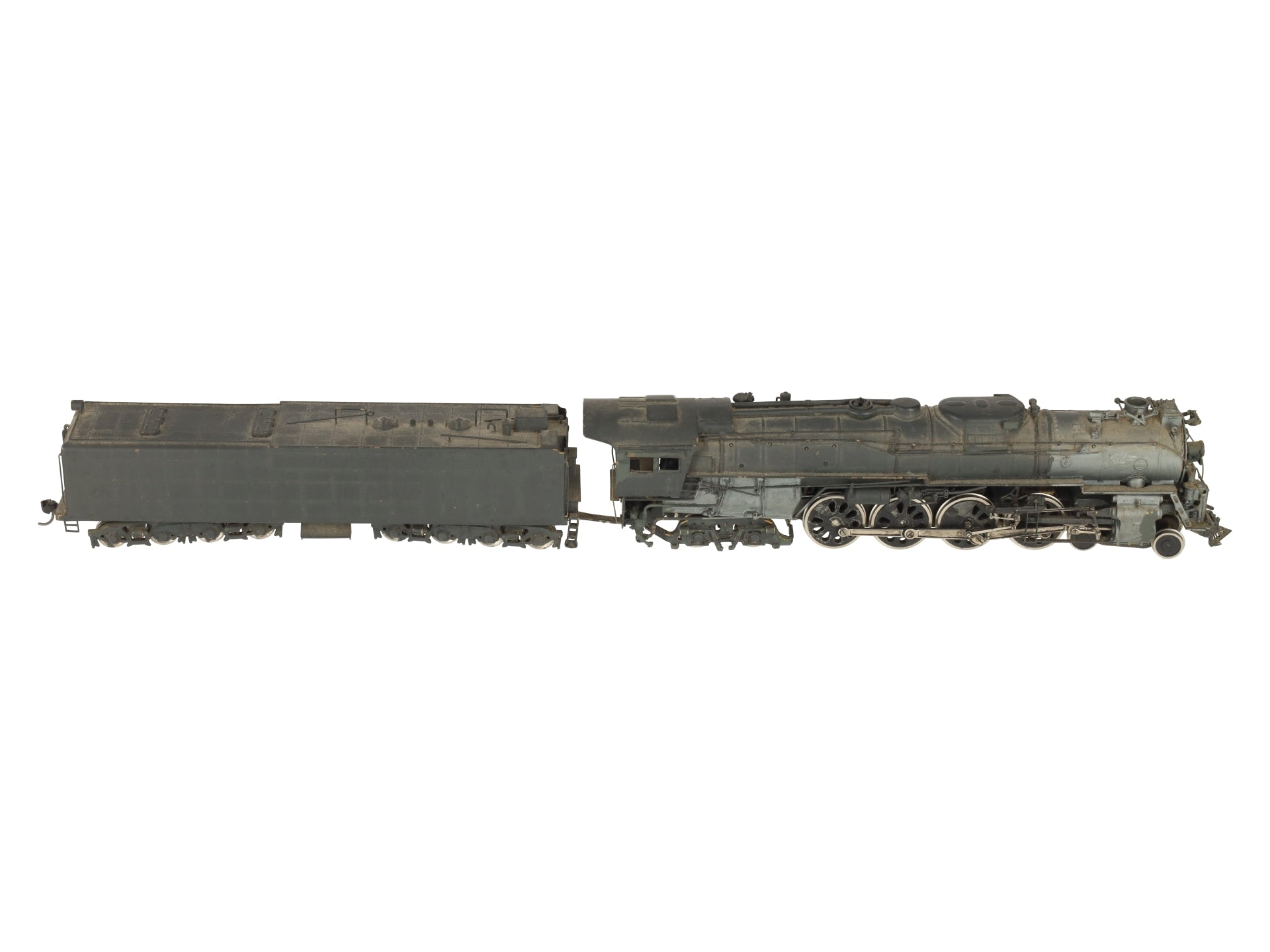United Models HO Scale BRASS Santa Fe 4-8-4 Steam Locomotive & Tender- Painted