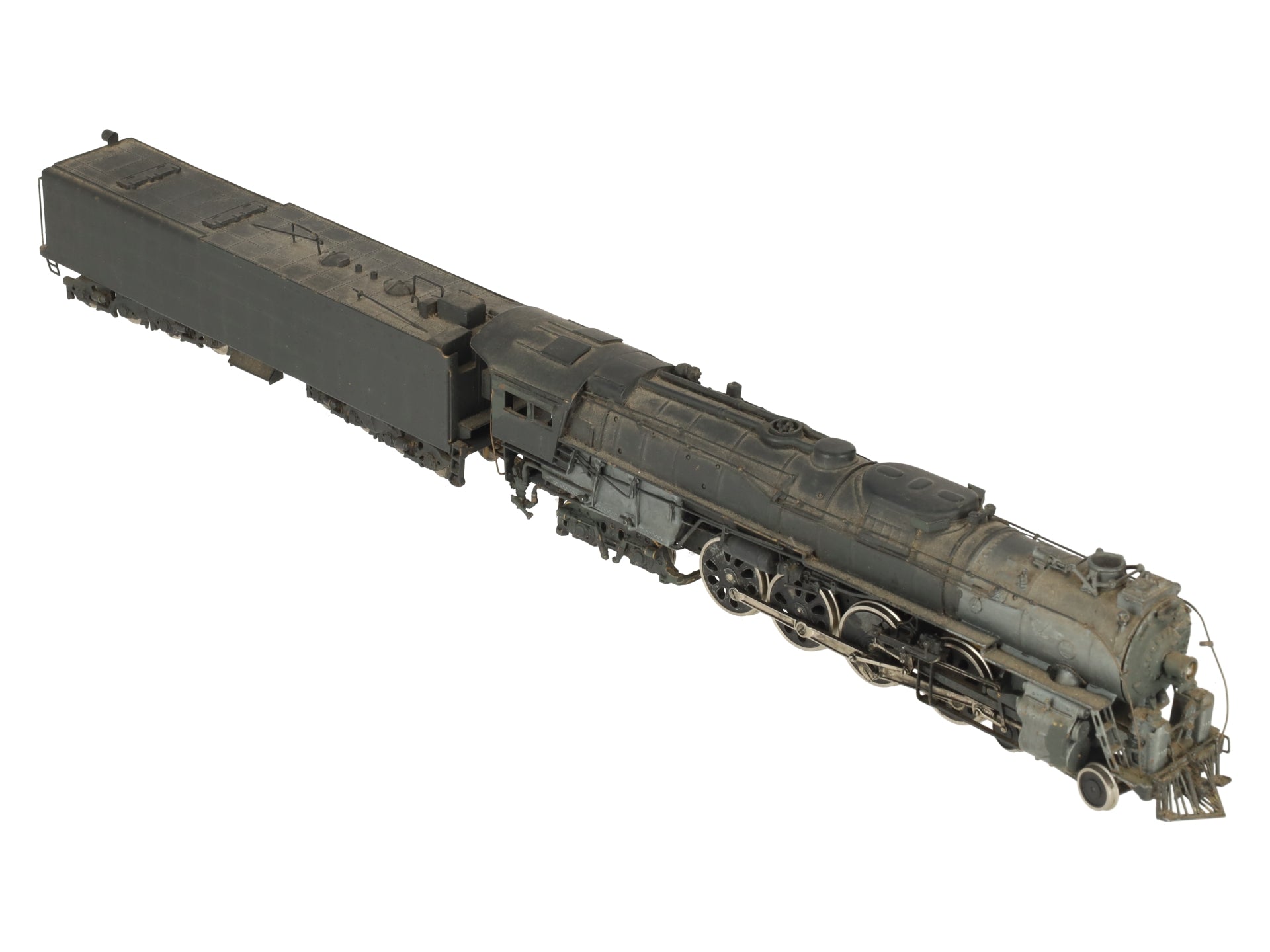 United Models HO Scale BRASS Santa Fe 4-8-4 Steam Locomotive & Tender- Painted