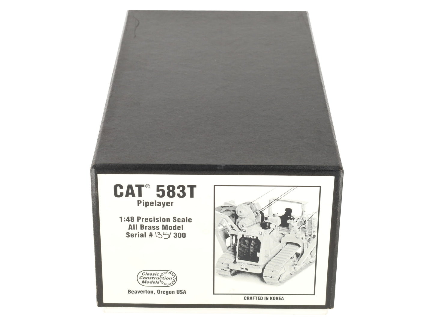 CCM 583T 1:48 Scale Brass Pipelayer NIB