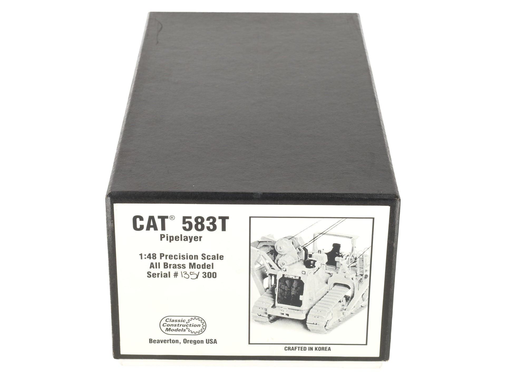 CCM 583T 1:48 Scale Brass Pipelayer NIB