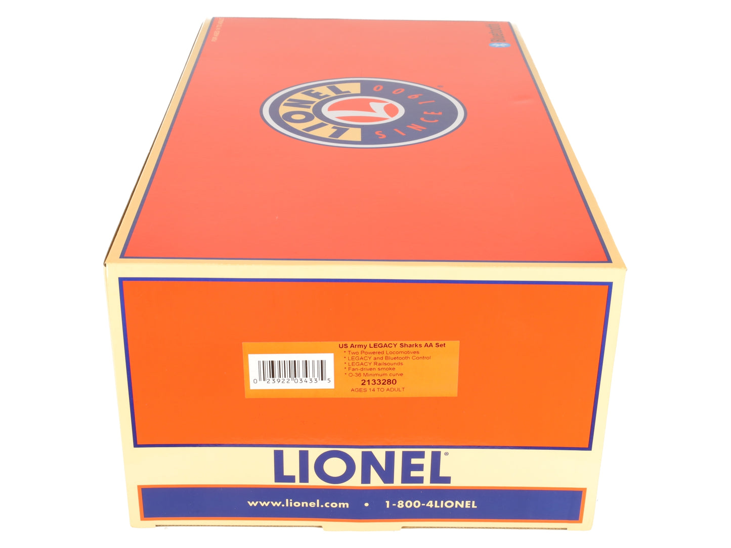 Lionel 2133280 O Gauge US Army Shark Nose Diesel Engine AA Set w LEGACY LN/Box