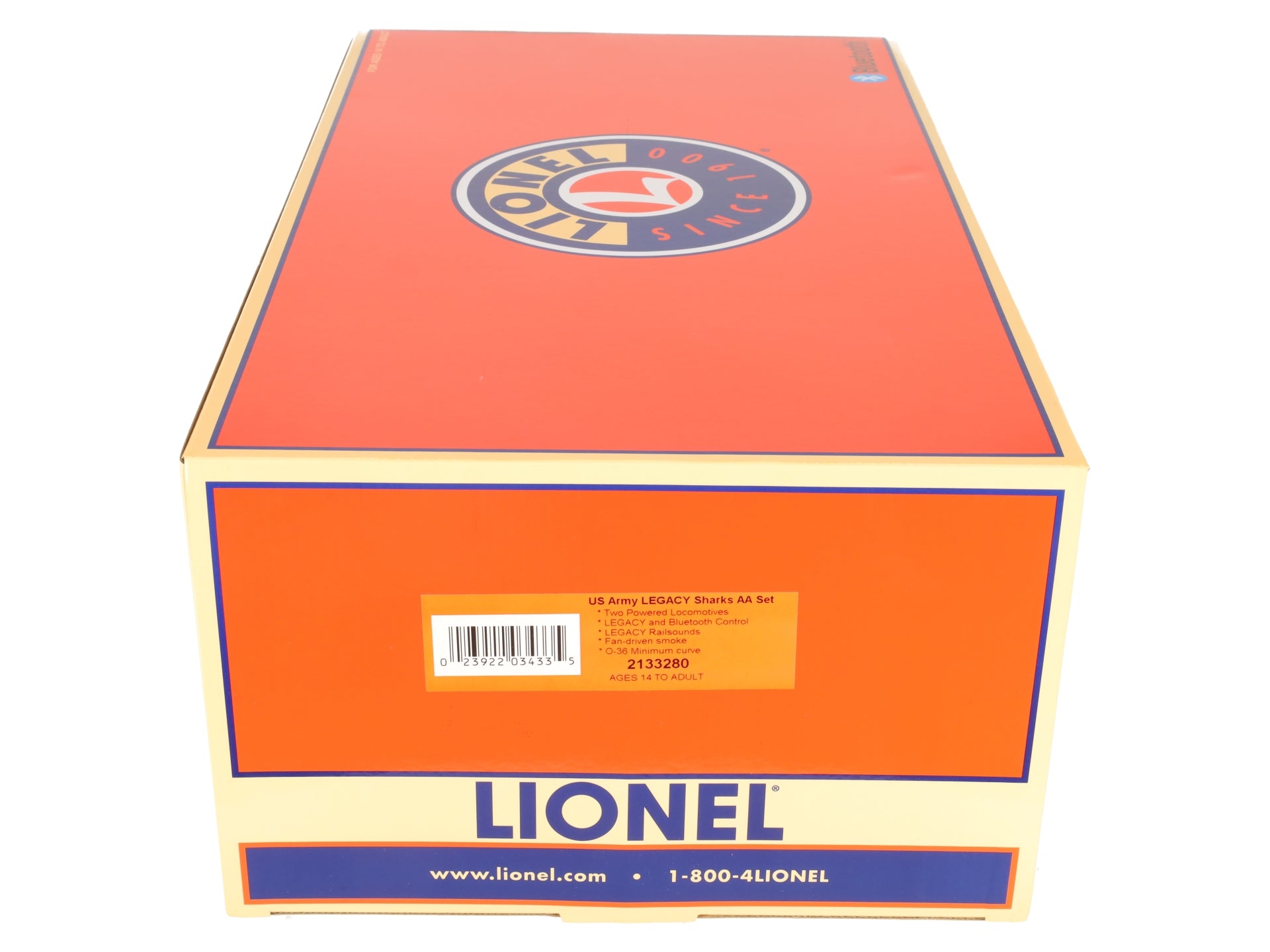 Lionel 2133280 O Gauge US Army Shark Nose Diesel Engine AA Set w LEGACY LN/Box