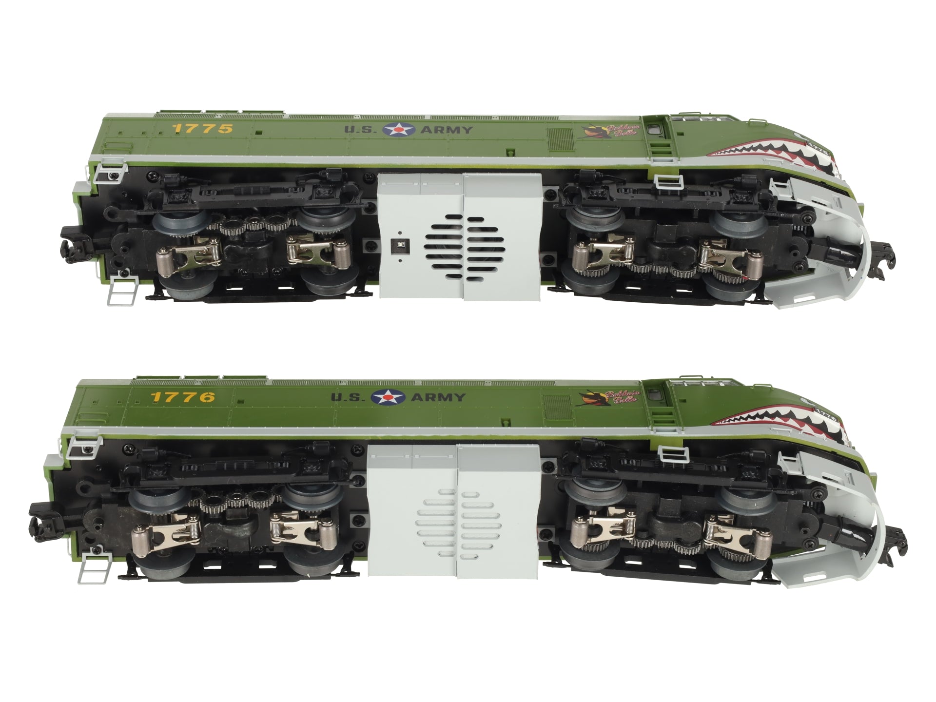Lionel 2133280 O Gauge US Army Shark Nose Diesel Engine AA Set w LEGACY LN/Box