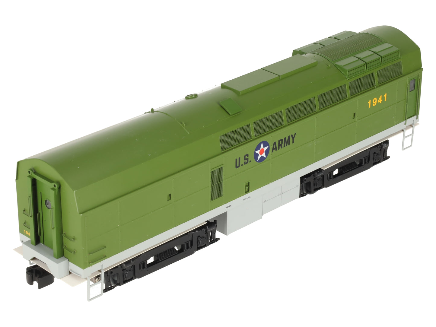Lionel 2133289 O US Army SuperBass LEGACY Sharknose B-Unit Diesel Engine #1941 EX/Box