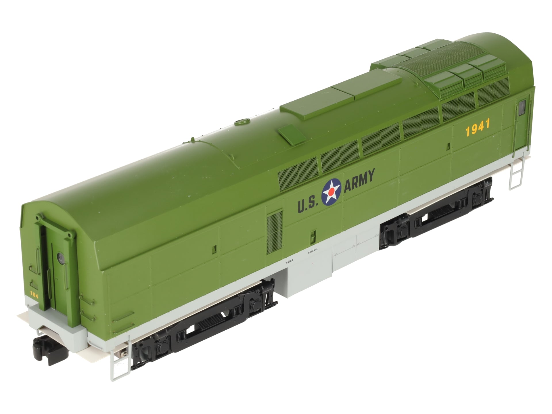 Lionel 2133289 O US Army SuperBass LEGACY Sharknose B-Unit Diesel Engine #1941 EX/Box