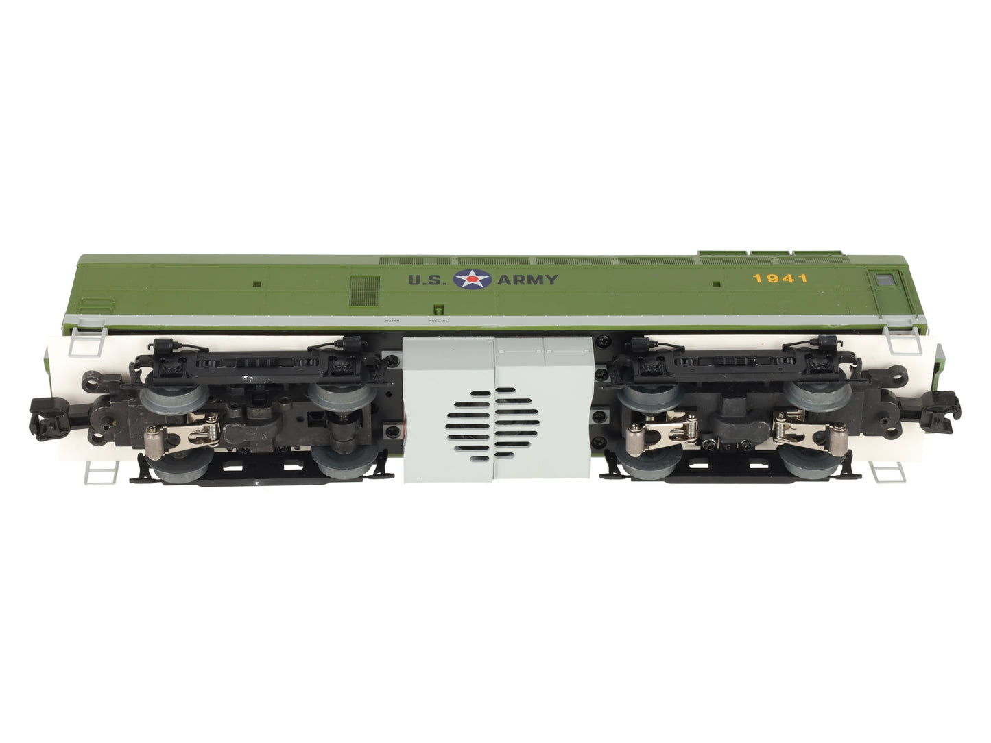 Lionel 2133289 O US Army SuperBass LEGACY Sharknose B-Unit Diesel Engine #1941 EX/Box