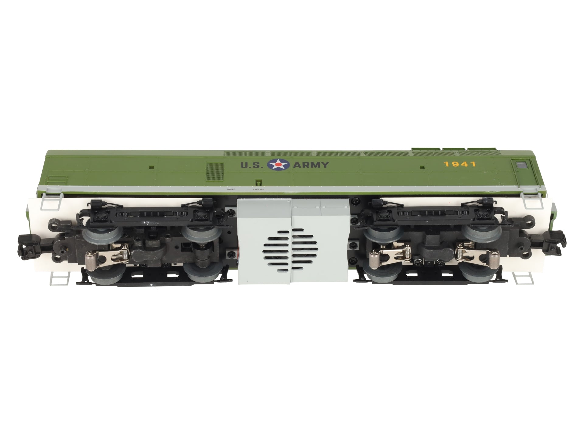 Lionel 2133289 O US Army SuperBass LEGACY Sharknose B-Unit Diesel Engine #1941 EX/Box